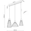 Pakabinamas šviestuvas TK Lighting Modesto 10149, GU10, 3 x 10 W