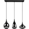 Pakabinamas šviestuvas TRIO LUMINA, 3 x E14, max 40W, juodos sp., 69 x 19 x h150 cm