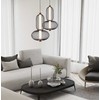 Viokef 9W LED pakabinamas šviestuvas MARGOT, juodos/aukso sp., 3000K, 4311400