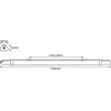 Ledvance T8 šviestuvas SUBMARINE© Integrated Slim Value 1500 24 W 4000 K