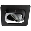 Įleidžiamas šviestuvas KANLUX ALREN, IP20, 220V/12V, 9,9x9,9x2,5 cm, juodos sp.
