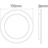 Led_Line Įmontuojamas šviestuvas LED Line MOLLY, 18W, 3000-6000°K,LED