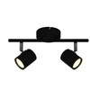 Lubinis šviestuvas Lampa pārvietojams Okko Safi GU13014D-2TU BLK, GU10, 2 x 5 W