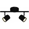 Lubinis šviestuvas Lampa pārvietojams Okko Safi GU13014D-2TU BLK, GU10, 2 x 5 W