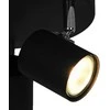 Lubinis šviestuvas Okko Šviestuvas nukreipiamasis Safi GU13014D-3R BLK, 15 W, GU10
