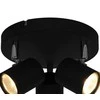 Lubinis šviestuvas Okko Šviestuvas nukreipiamasis Safi GU13014D-3R BLK, 15 W, GU10