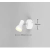 Taškinis šviestuvas REALITY CANTAR, 1 x GU10, max 5 W, baltos/chromo sp, Ø11x8cm