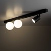 Tk_Lighting Lubinis šviestuvas VOX, 2xG9/1xGU10, juodu korpusu