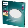 Lampa plafonai Philips SuperSlim, 2700°K, LED, balta