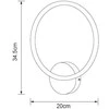 Lubinis šviestuvas Lampa sufitowa Domoletti CEILING LED LIGHT AJACCO 10W 3000K BL