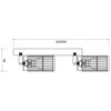 Lubinis šviestuvas Domoletti CEILING LIGHT ALVEO 2XGU10 ML0305 Baltas