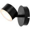 Sieninis šviestuvas Kinkiet Domoletti WALL LED LIGHT LUCA 4W Juodas