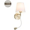 Sieninis šviestuvas Kinkiet Domoletti WALL LAMP RAMZI 18237-AB 60W E27 3W LED