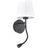 Sieninis šviestuvas Kinkiet Domoletti WALL LAMP RAMZI 18237-BK 60W E27 3W LED