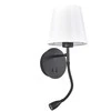 Sieninis šviestuvas Kinkiet Domoletti WALL LAMP RAMZI 18237-BK 60W E27 3W LED