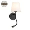 Sieninis šviestuvas Kinkiet Domoletti WALL LAMP RAMZI 18237-BK 60W E27 3W LED