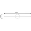 Sieninis šviestuvas Domoletti WALL LED LIGHT STIM 10W 3000K IP20 GOLD