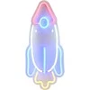 Sieninis šviestuvas Standart WALL LED LIGHT PARTY ROCKET RGB USB