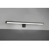 Veidrodžių LED šviestuvas TRIO Lino, IP44, 7,4W, 3000K, 900lm, juodos sp., 40 x 6 cm