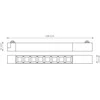 Šviestuvas bėginei sistemai DPM X-Line STF-20W-W, 20 W, LED