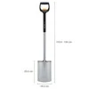 Fiskars Xact™ tiesus kastuvas (teleskopinis)