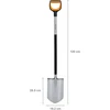 Kastuvas Fiskars Xact L 1066729, 1200mm
