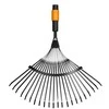 Lapų grėblys vėduoklinis Fiskars QuikFit 135201/1000644, be koto, 560 mm, juoda sp./oranžinė sp.