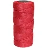 Bikuvalt Virvė pintas polipropileno 1 mm x 100 m Raudona