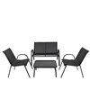 Lauko baldų komplektas Gardena Outdoor furniture set Rivet KD. juodas