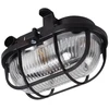 Lauko lubinis šviestuvas Kanlux Milo, 60W, E27, IP54, juodas, 10 cm x 11 cm