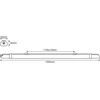 Lubinis šviestuvas Ledvance Submarine Slim 24W/840 LED šviestuvas 1,5M