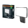 Ledvance Prožektorius su judesio davikliu, tvirtinamas prie sienos Osram, 27 W, 3800 lm, 4000 °K, IP55, pilka sp.