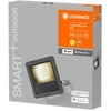 Ledvance Smart 50W LED prožektorius SMART+ WIFI, tamsiai pilkas, 3000K, dimeriuojamas