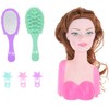 Lėlės galva su priedais Make-up S34937111, 13 cm, įvairių spalvų