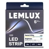 LEMLUX COB LED Strip 5M. 11W/m. 1200LM. 4000K. IP65