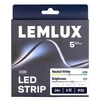 LED juostelė LEMLUX COB. 5M. 11W/m. 1200LM. 4000K. IP20