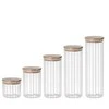 Domoletti JAR STORAGE ROU GLA W BAM LID 0.5L 7102