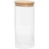 Domoletti GLASS CANISTER BAMBOO LID 1300ML