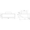 Ventiliatorius Ventiliacijos alkūnė EUROPLAST KLD25 220 x 55mm D100 90°