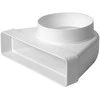 Ventiliatorius Ventiliacijos alkūnė EUROPLAST KLD25 220 x 55mm D100 90°