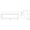 Ventiliacijos alkūnė EUROPLAST KLV25-90, 220 x 55 mm, 90°