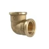 Alkūnė TDM Brass 200, 90 °, 1 1/4", žalvaris