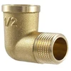 Alkūnė TDM Brass 210P, 90 °, 1/2", žalvaris