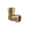 Tdm_Brass Alkūnė 212L, TDM Brass, 1/2″, 90°, išoriniai sriegiai