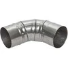 Kaminų alkūnė WADEX 116, D120 mm 90°