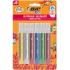 Skystieji klijai Bic Kids metalic, blizgūs, 63 g, 6 vnt