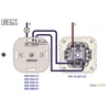 Liregus 5-200W LED šviesos ryškumo reguliatorius MODERN, be rėmelio, baltos sp.