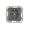 Lizdas Vilma SL250 111030202709, įžemintas lizdas, antracito spalvos