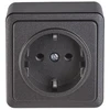 Lizdas Vilma SL+250 RP16-002V, įžemintas lizdas, antracito spalvos.