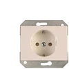 Lizdas Vilma XP500 111050202109, įžemintas lizdas, baltas